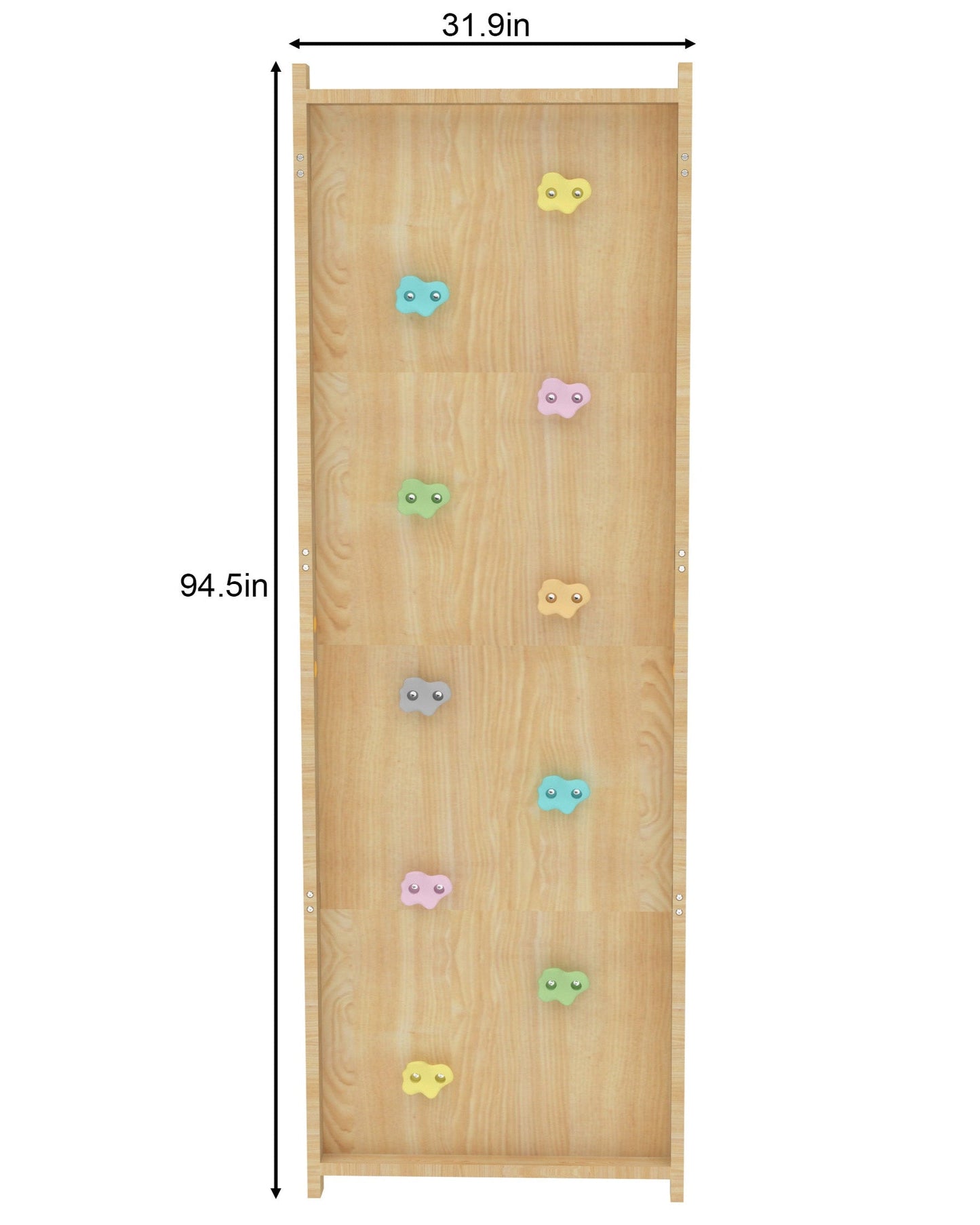 Walnut Modular Extension Panel Add-On Rock Wall Panel