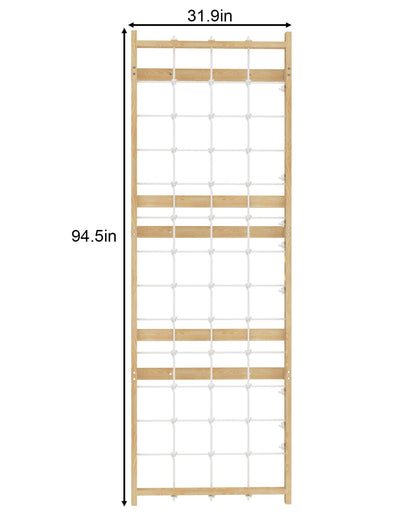Walnut Modular Extension Panel Add-On Rope Wall Panel