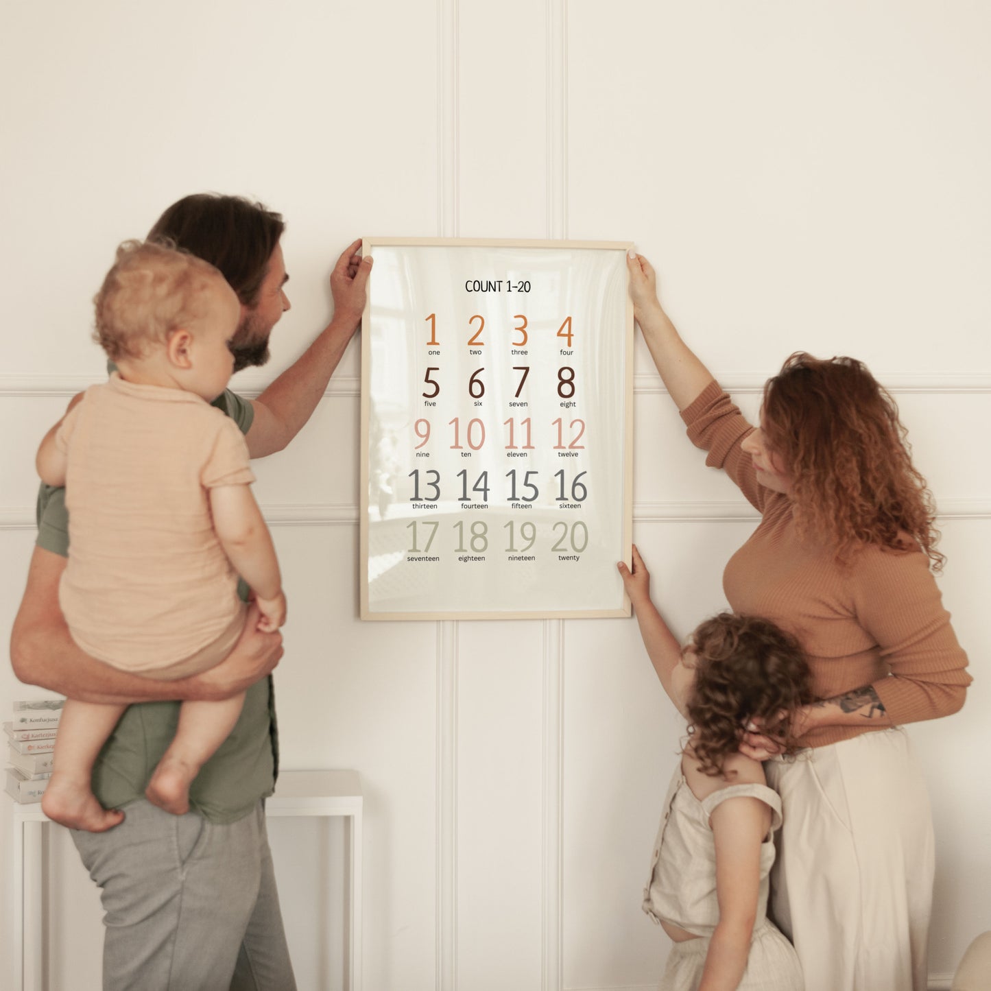 Numbers 1-20 Learning Poster - Educational Print for Kids, Homeschool, Montessori & Nursery Decor | Digital Download