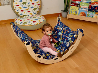 Climbing Arch/Rocker with Pillow & Ramp / Medium Size