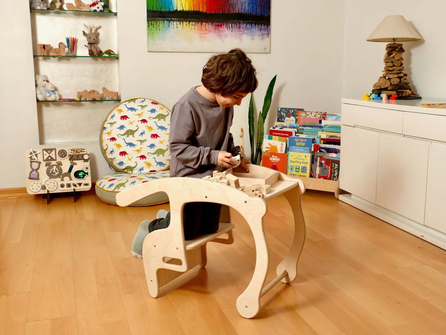 Rocking Chair and Table Set