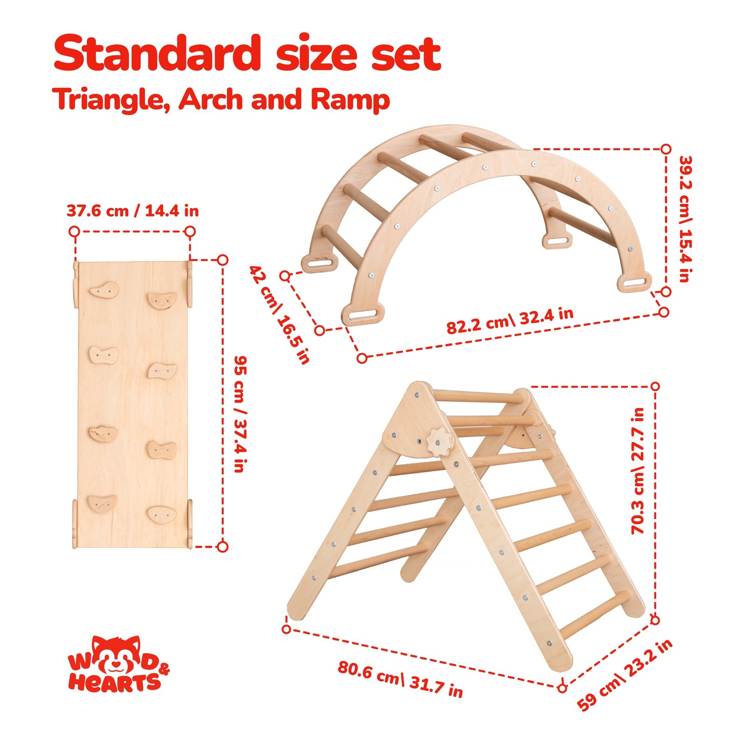 Montessori Climbing Gym with Cushion