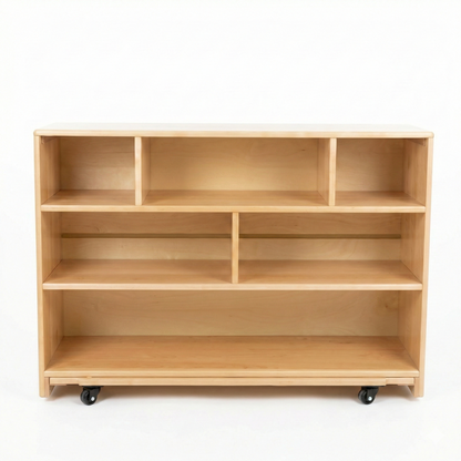 Montessori Classroom Shelf - 4' x 32" - Closed Back