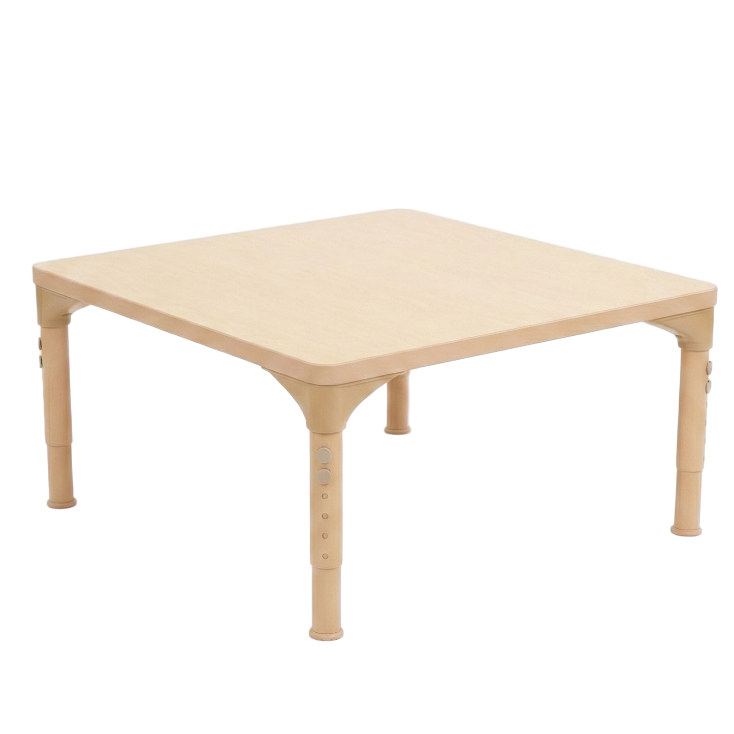 Square Adjustable Kids Table – 13" to 17" Height | Preschool & Toddler Activity Table for Classrooms & Daycares