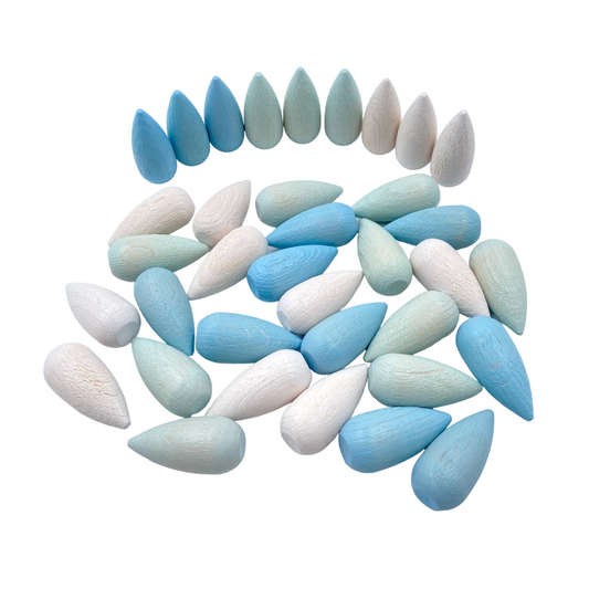 **Pre-order (Ships in 1-2 weeks)** 36 Pieces Wooden Mandala Snowflakes