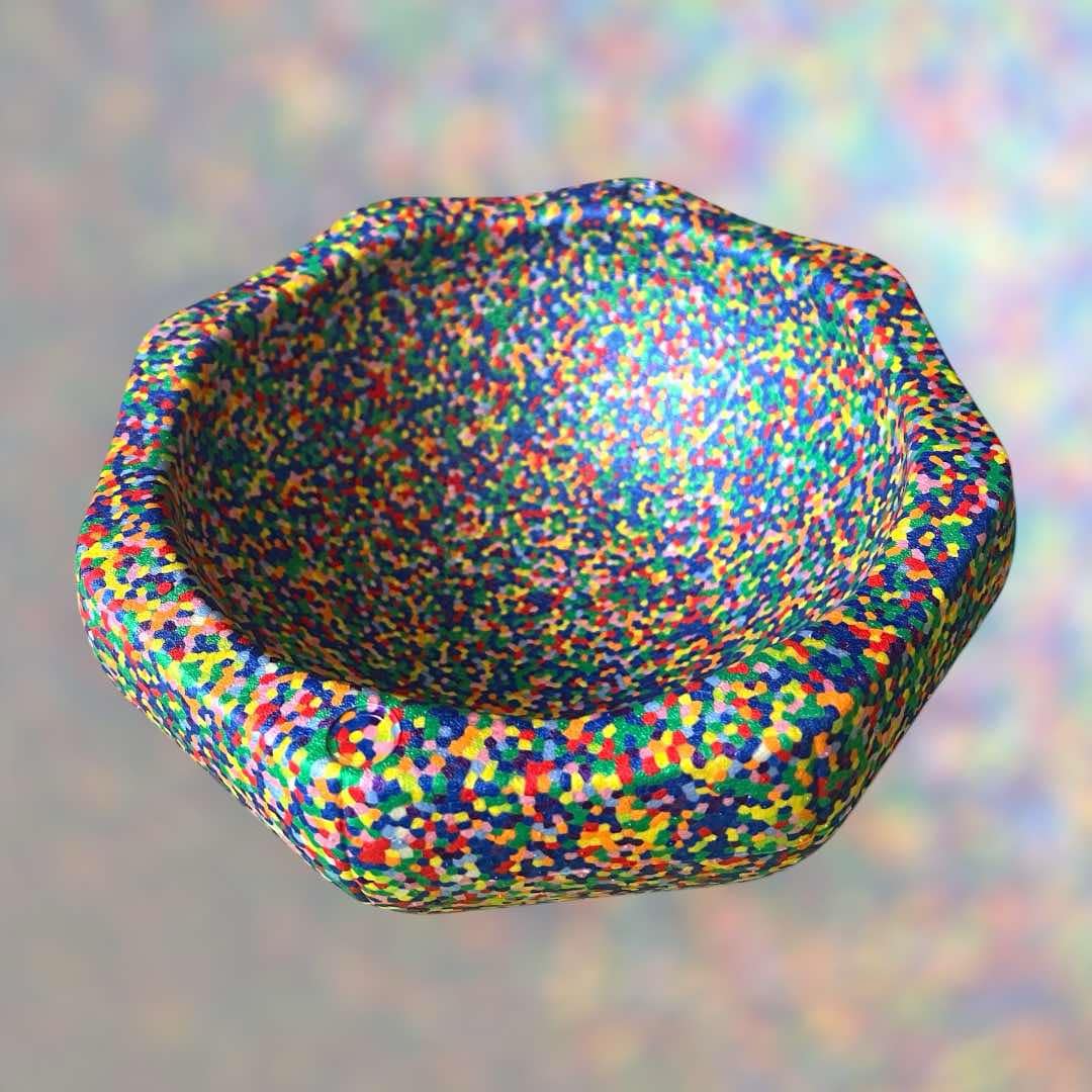 **Pre-order (Ships in 3-4 weeks)** Rainbow Confetti Stepping Stone (Single Piece)