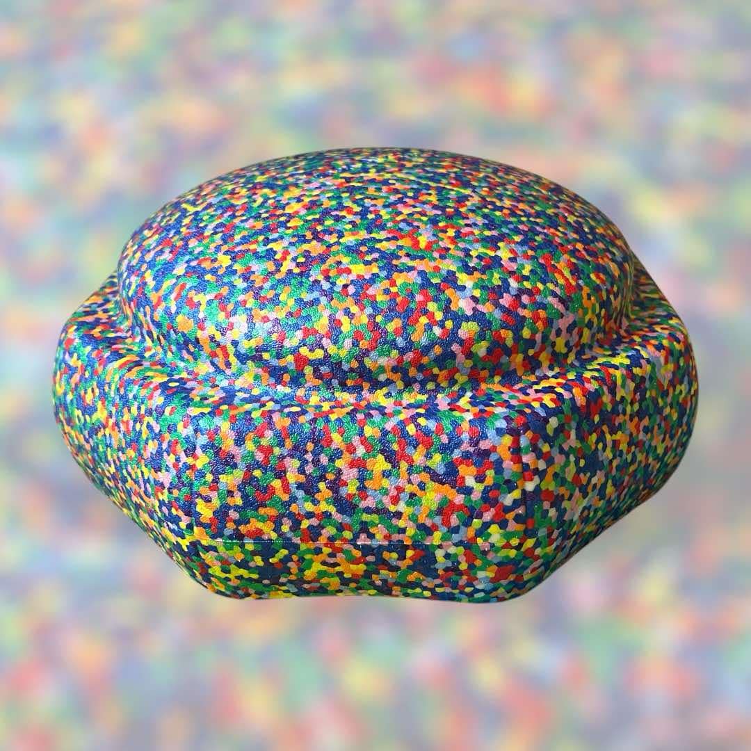 **Pre-order (Ships in 3-4 weeks)** Rainbow Confetti Stepping Stone (Single Piece)