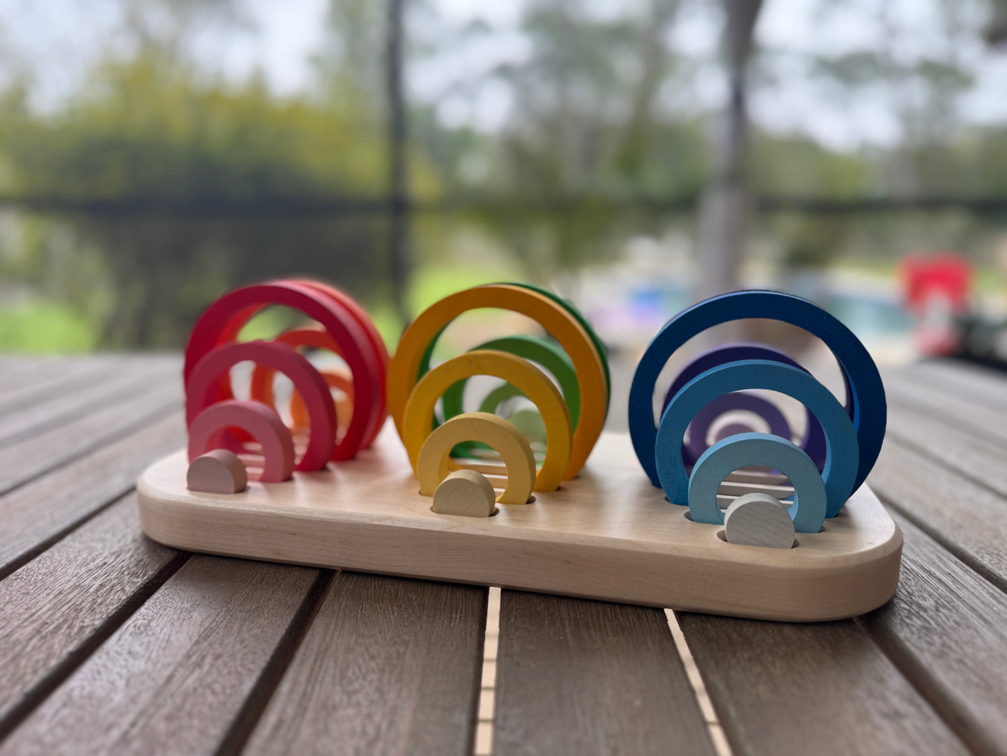 Wooden Tray for Nest Rings