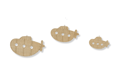 Dreamy Submarine Rattan Wall Décor
