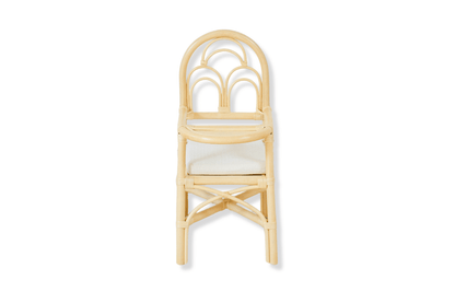 Sweet Moments Rattan Doll High Chair
