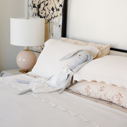 Wholesale Waffle Knit Coverlet Set