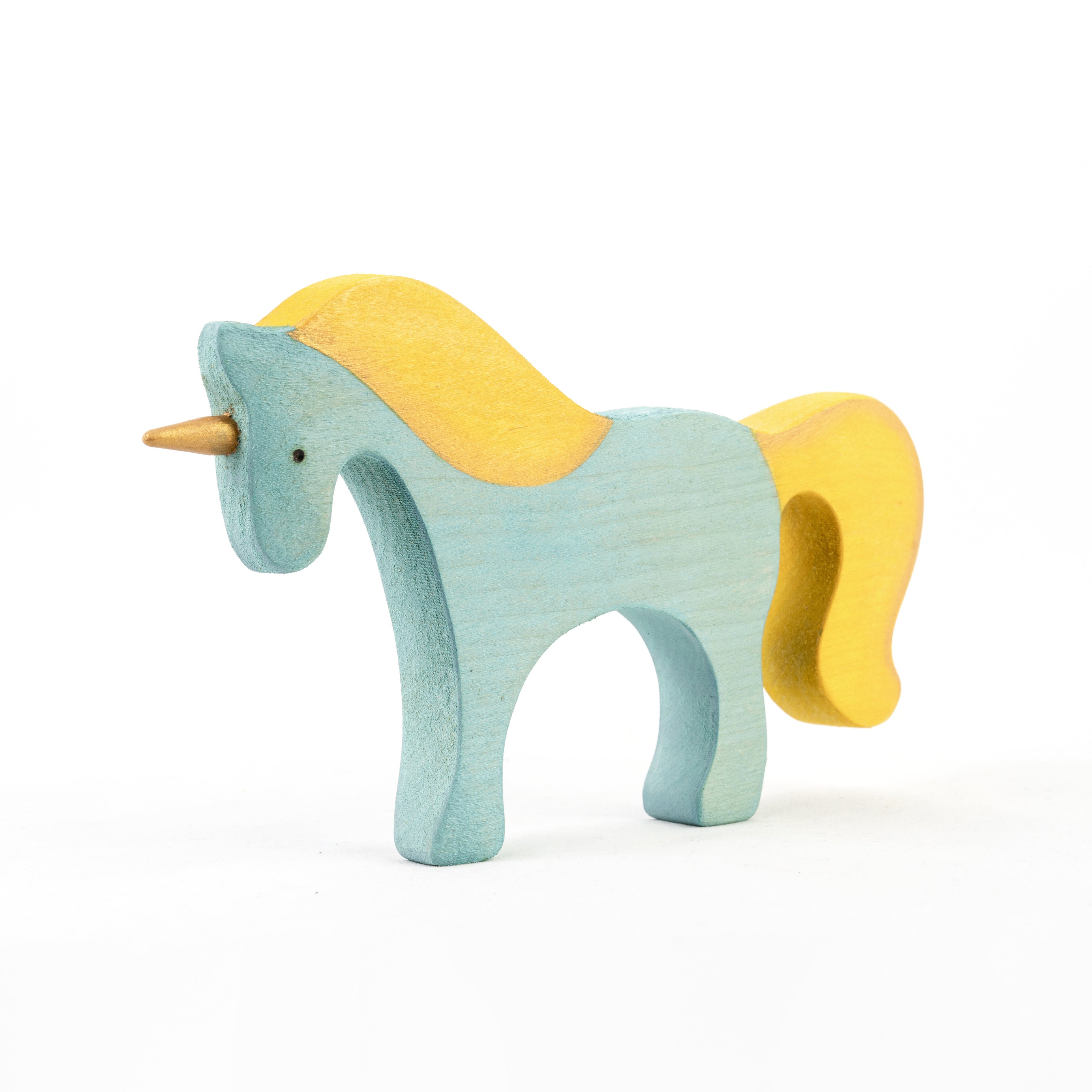Waldorf large wooden Unicorn toy