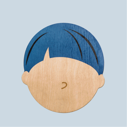Tender Leaf magnetic wooden emotions face set for kids
