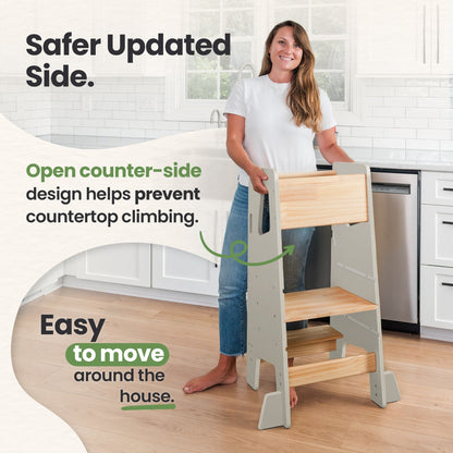 Montessori Toddler Tower - Adjustable Kitchen Stool Helper