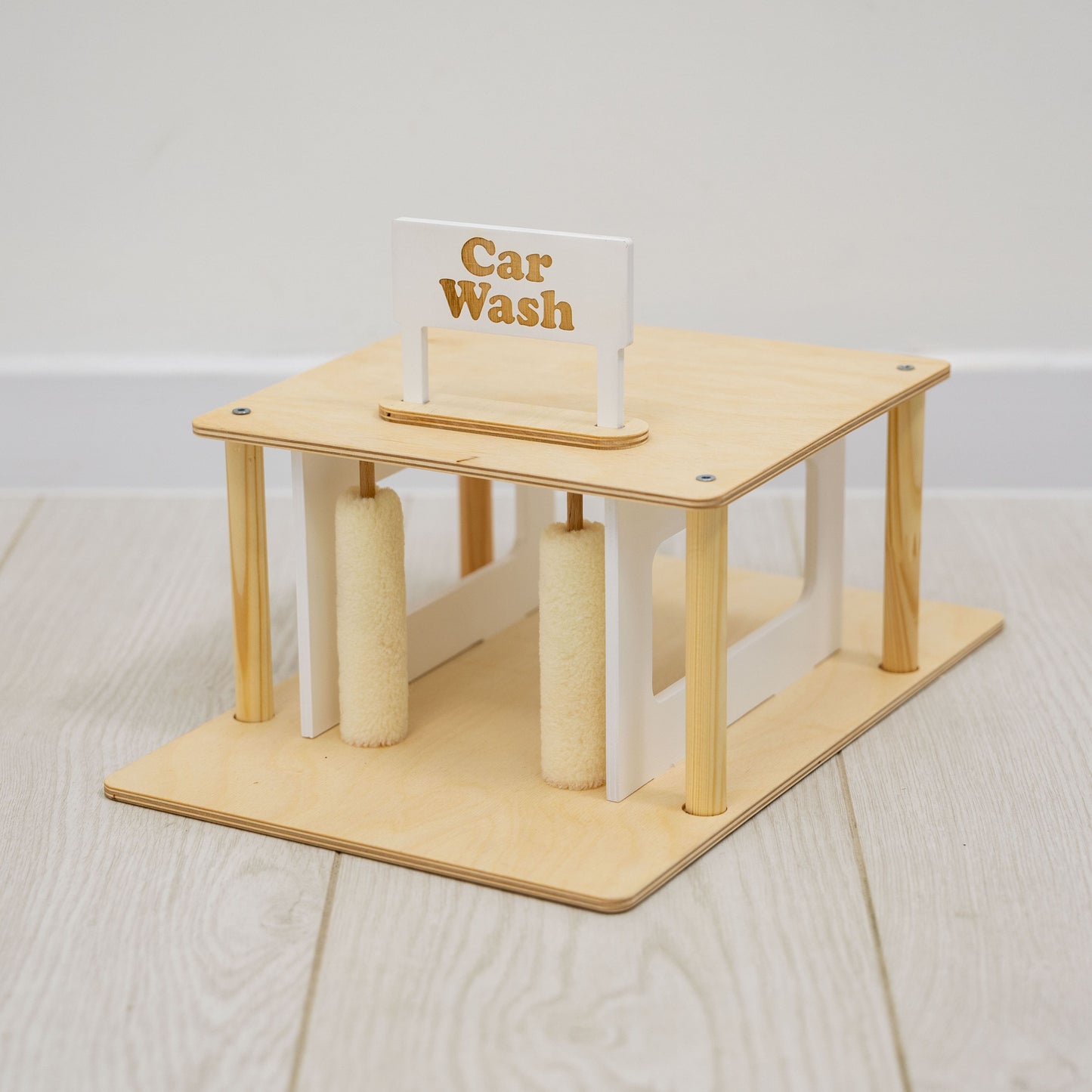 Wooden Car Wash Toy