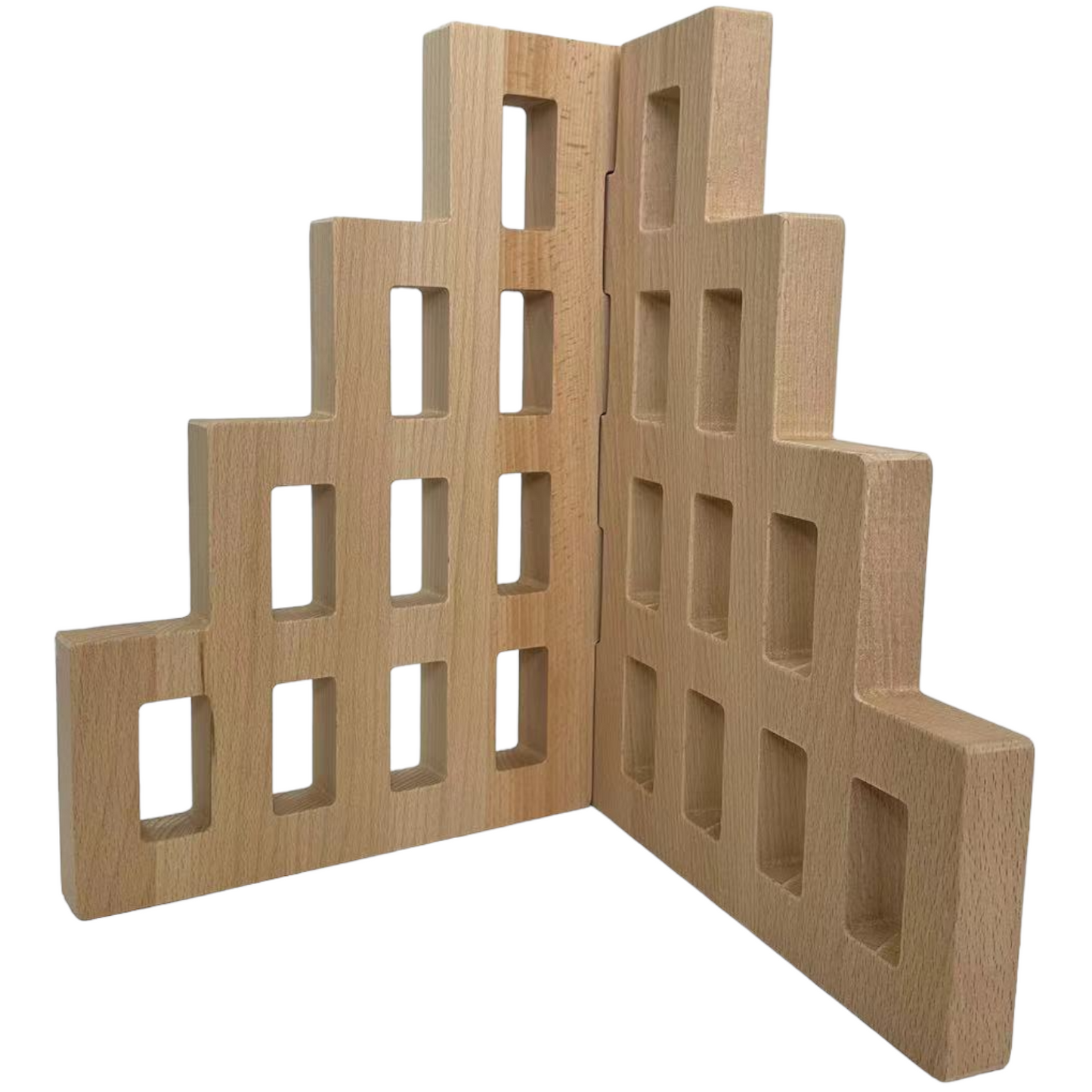 **Pre-order (Ships in 2-3 weeks)** 2 Pcs Wooden Skyline Window Building Set ONLY