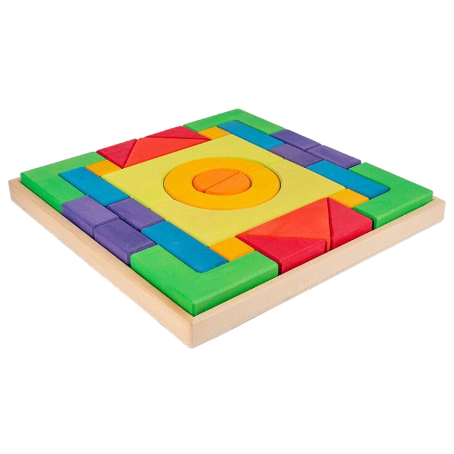 **Pre-order (Ships in 2-3 Weeks)**30 Pcs STAINED Large Basic I Building Block Set with Storage Tray