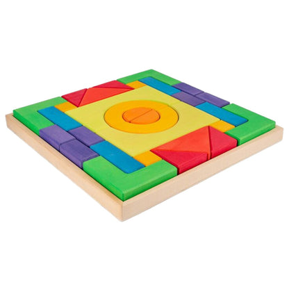 **Pre-order (Ships in 2-3 Weeks)**30 Pcs STAINED Large Basic I Building Block Set with Storage Tray