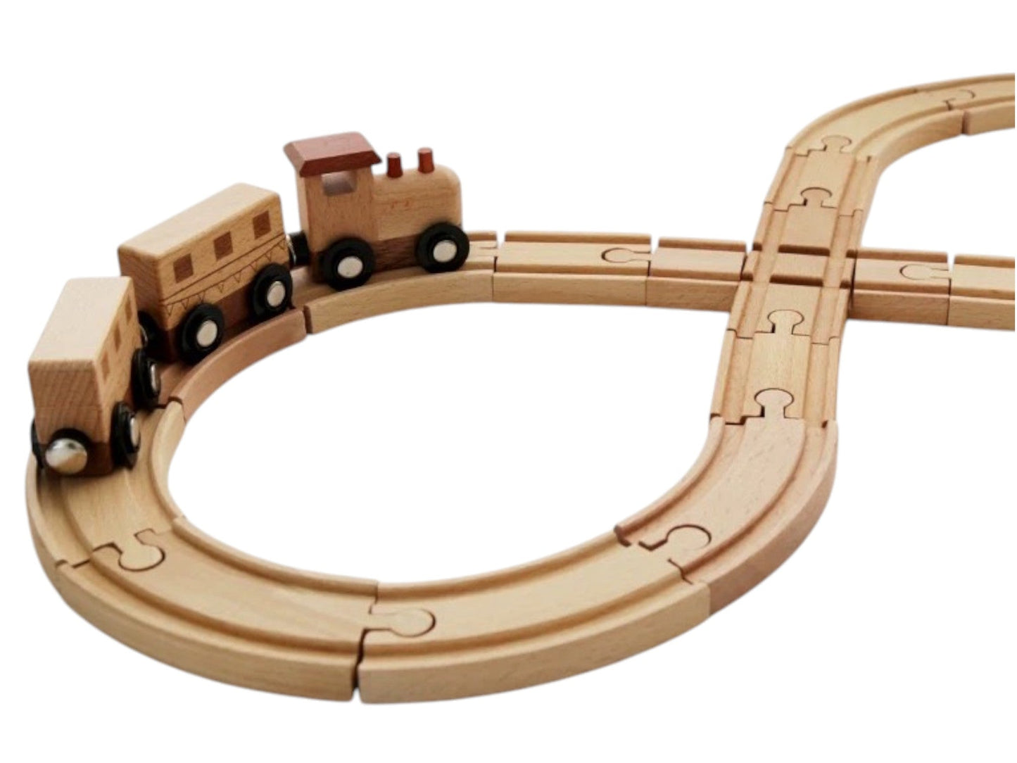 **Pre-order (Ships in 2-3 weeks)** 56 PCS Town Exploration Train Set with Track