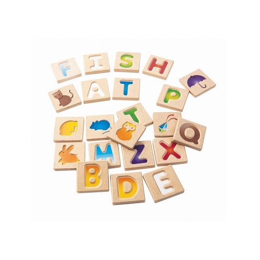 Alphabet A - Z Gradient Tiles - The Nurturing Nook