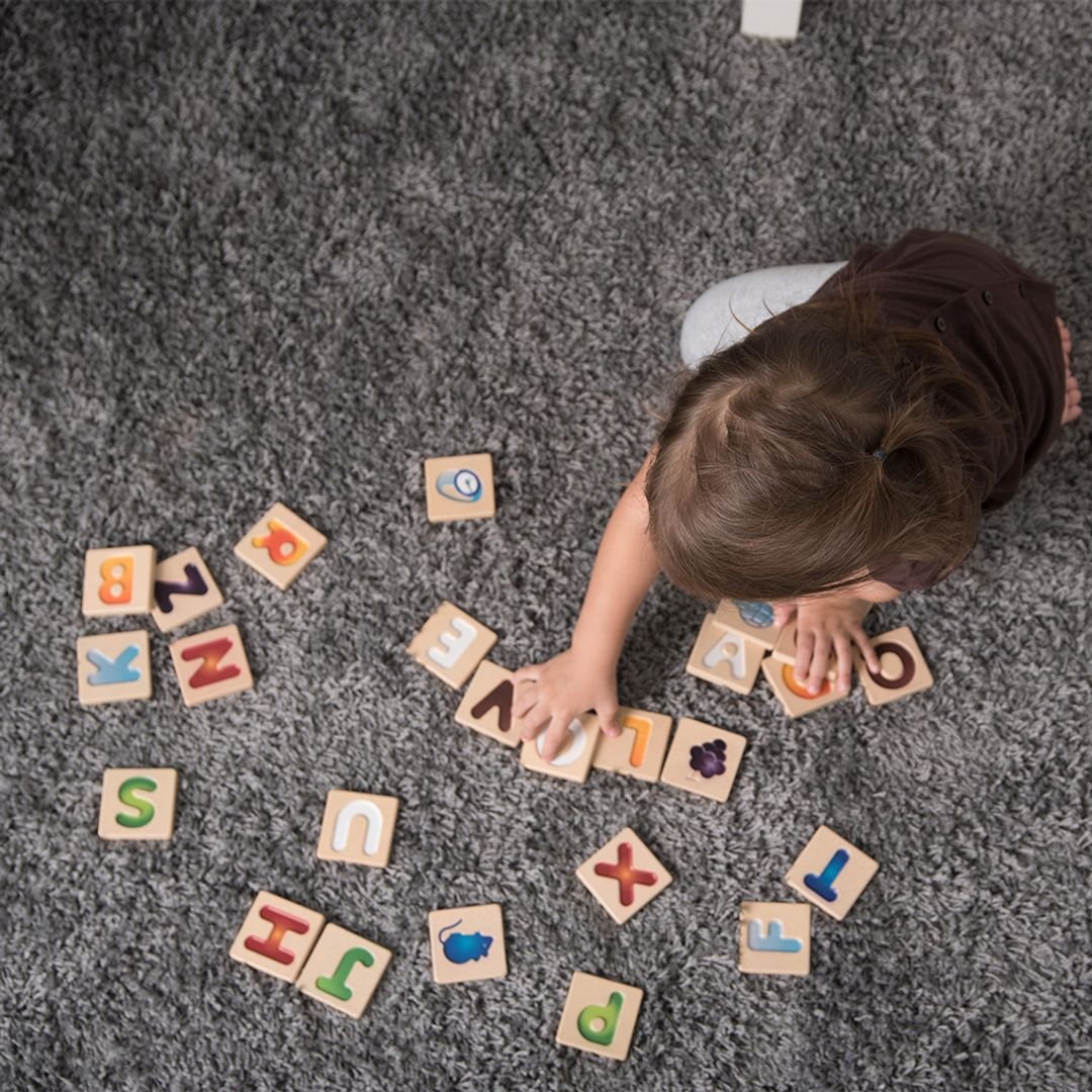 Alphabet A - Z Gradient Tiles - The Nurturing Nook