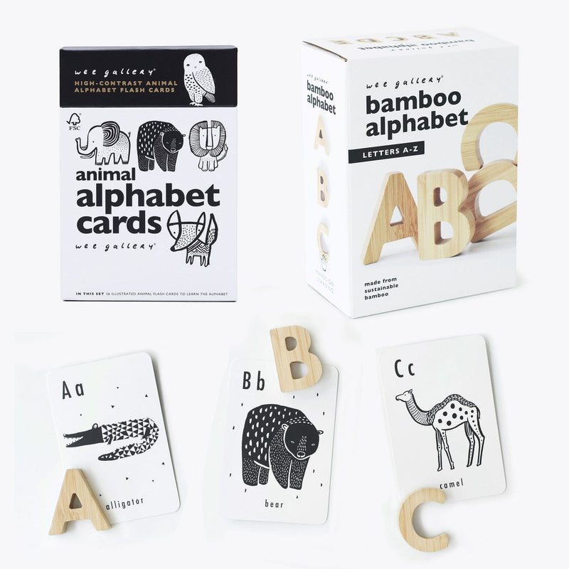 Alphabet adventure bundle – alphabet & animal cards set
