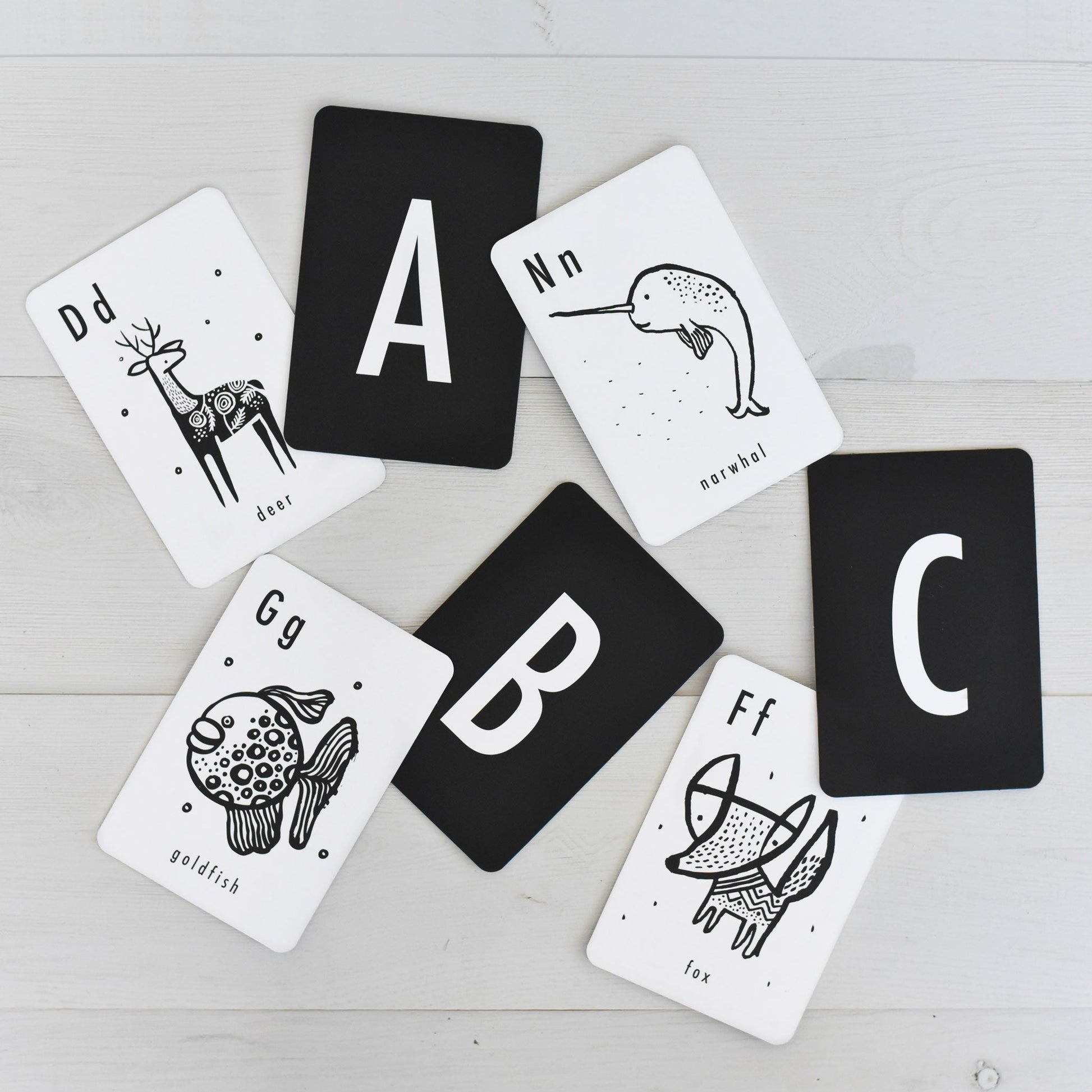Animal Alphabet Cards - The Nurturing Nook