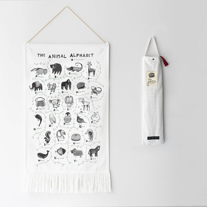 Animal alphabet tapestry - The Nurturing Nook