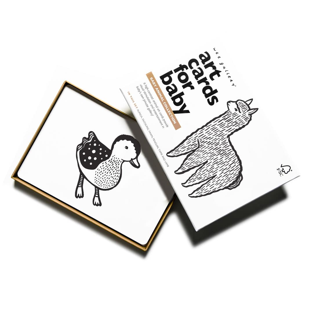 Art Cards for Baby - Baby Animals Collection - The Nurturing Nook