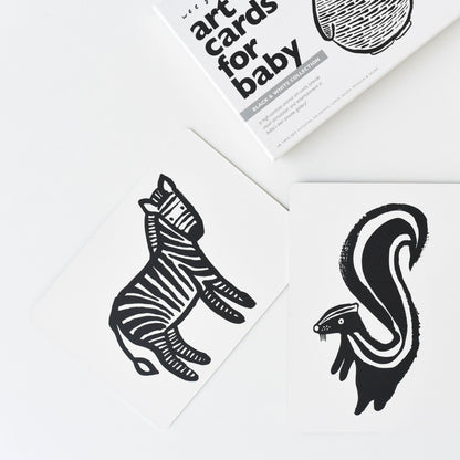 Art Cards for Baby - Black and White Collection - The Nurturing Nook