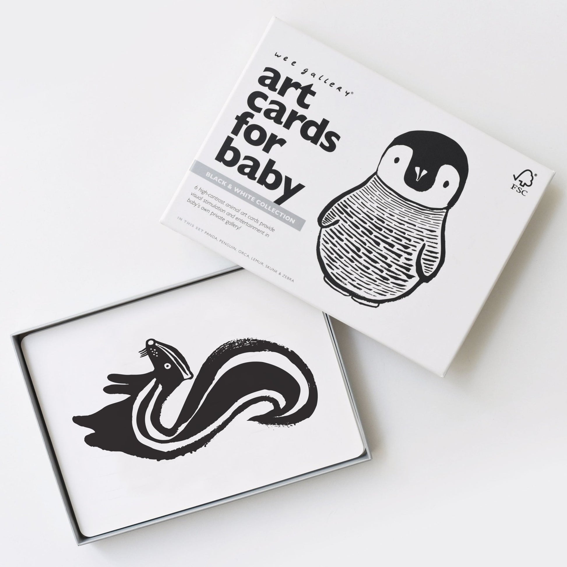 Art Cards for Baby - Black and White Collection - The Nurturing Nook
