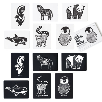 Art Cards for Baby - Black and White Collection - The Nurturing Nook