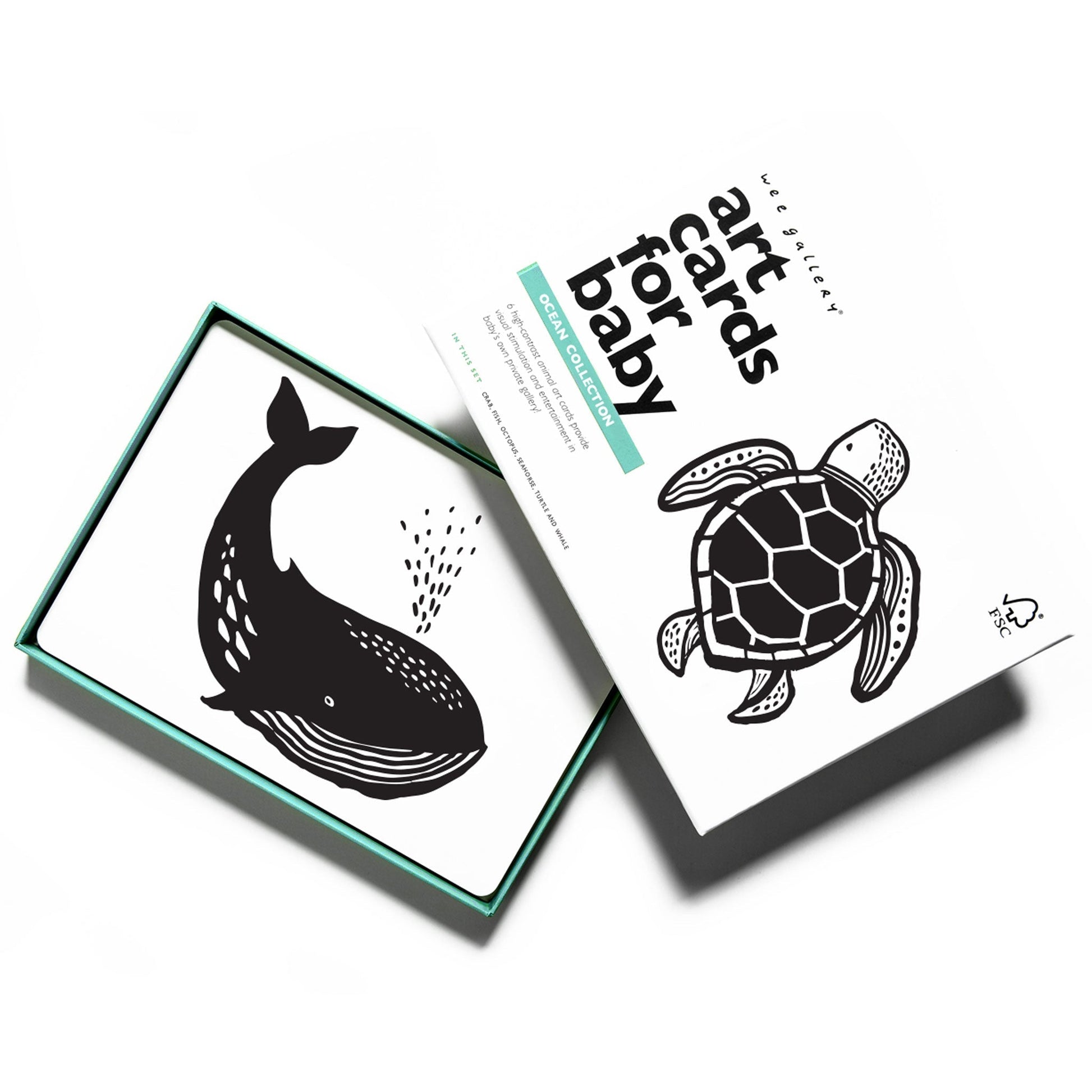 Art Cards for Baby - Ocean Collection - The Nurturing Nook