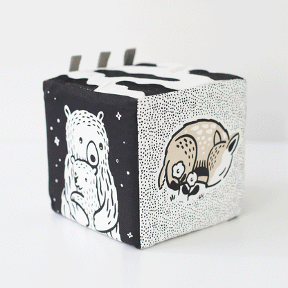 Organic soft sensory block for babies – baby animals