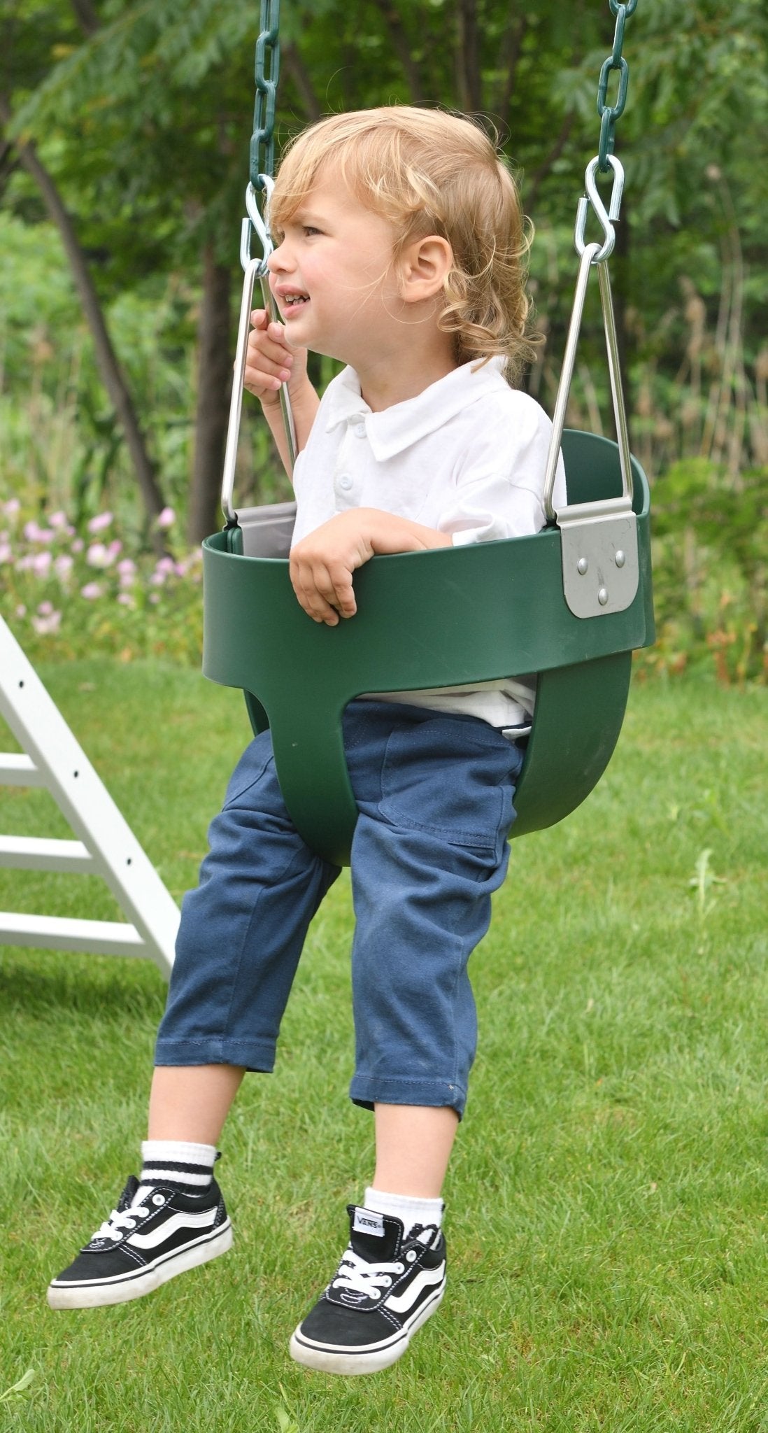Baby swing for large craftsman swing set - set not included - The Nurturing Nook