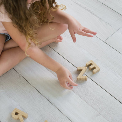 Bamboo alphabet set - The Nurturing Nook