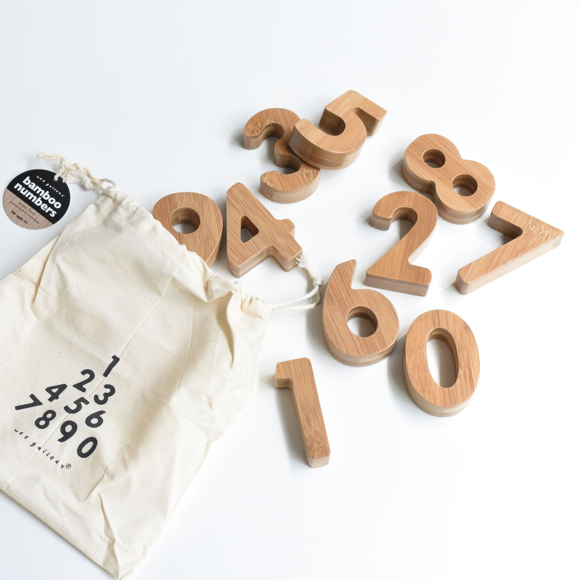 Bamboo number set - The Nurturing Nook