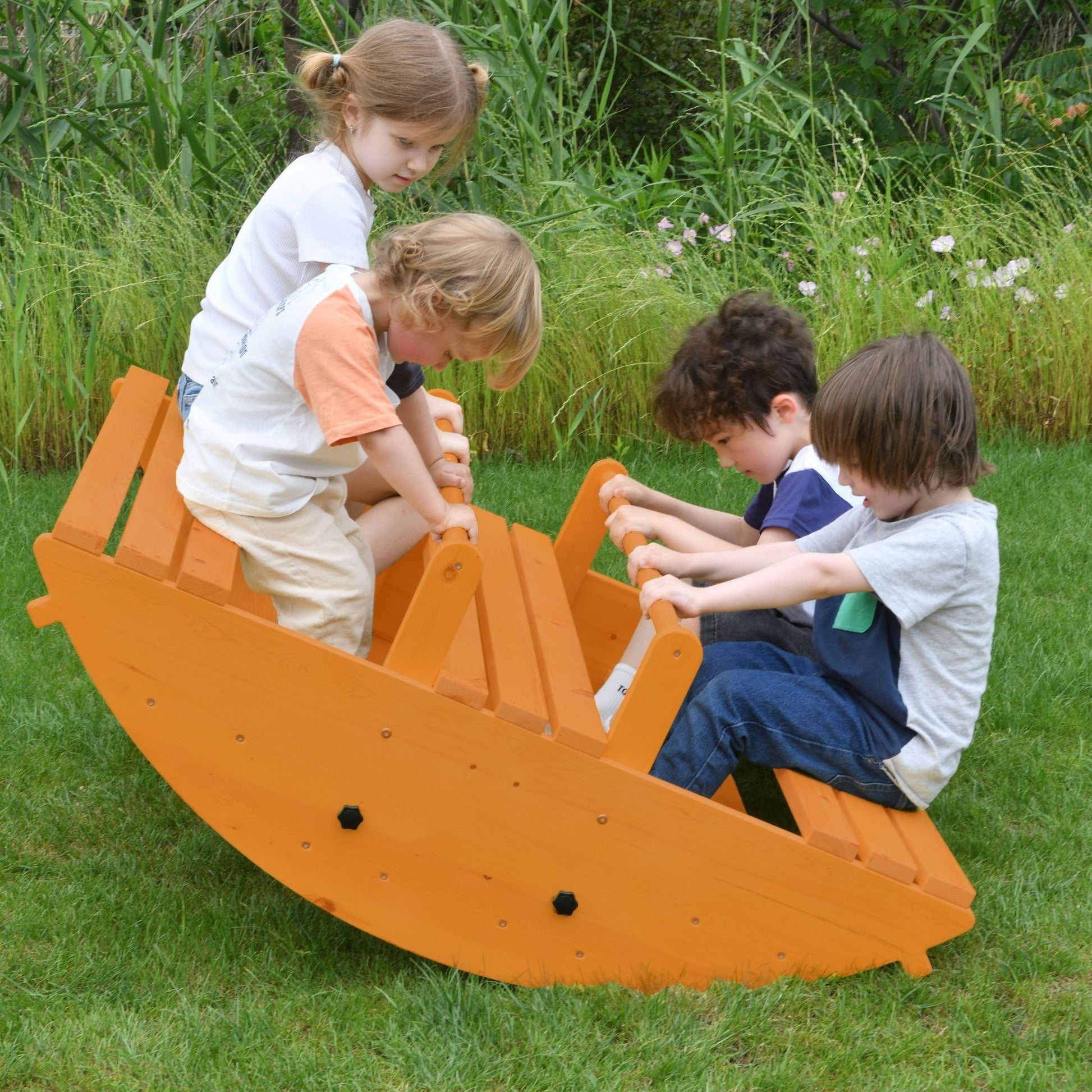 Banyan jumbo outdoor rocker and climber playset - The Nurturing Nook