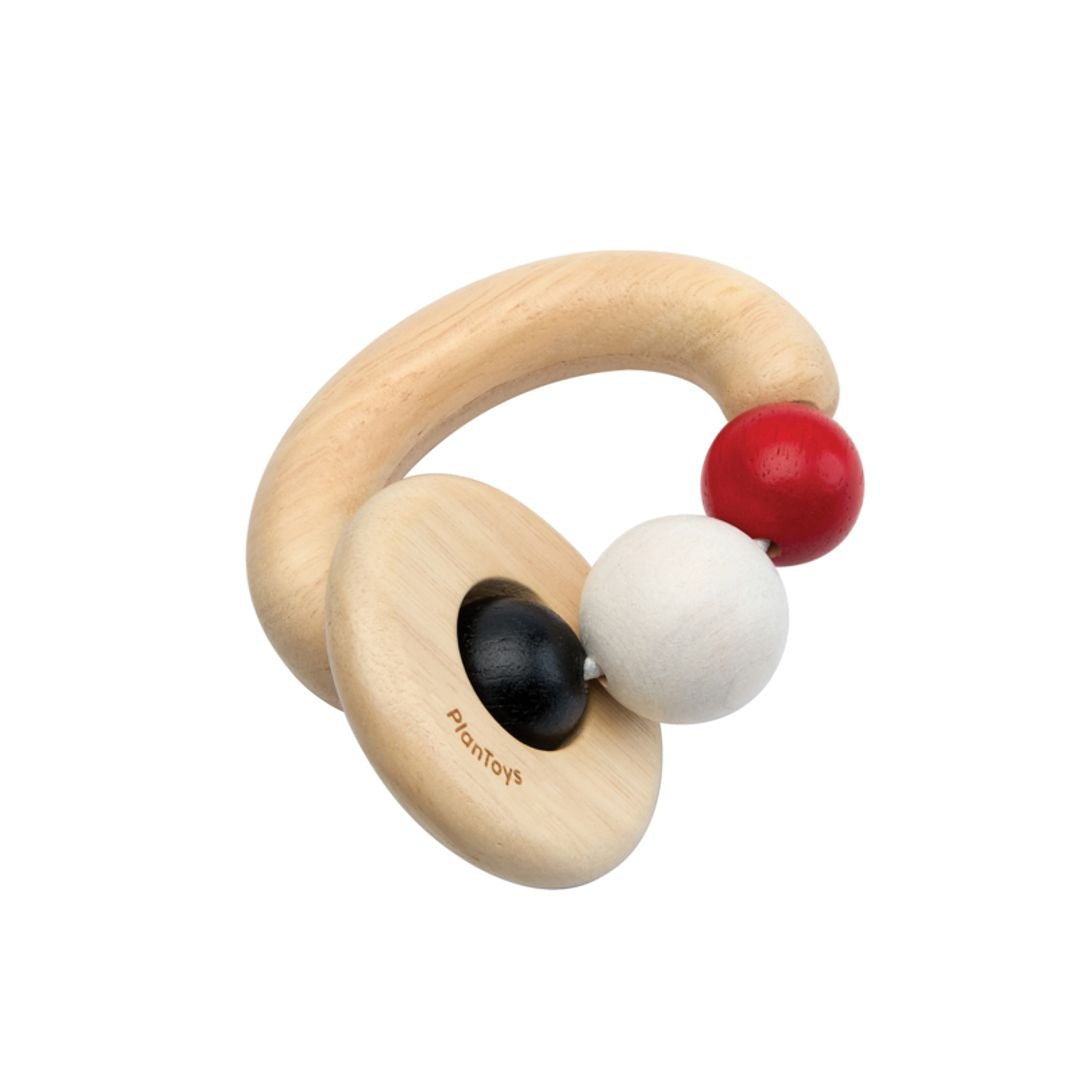 Beads Rattle - High Contrast - The Nurturing Nook