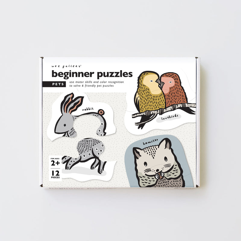Beginner puzzles for toddlers – adorable pet-themed play