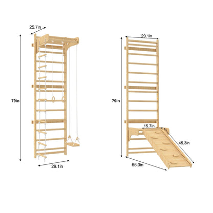 Betula Swedish wall ladder and climber - The Nurturing Nook