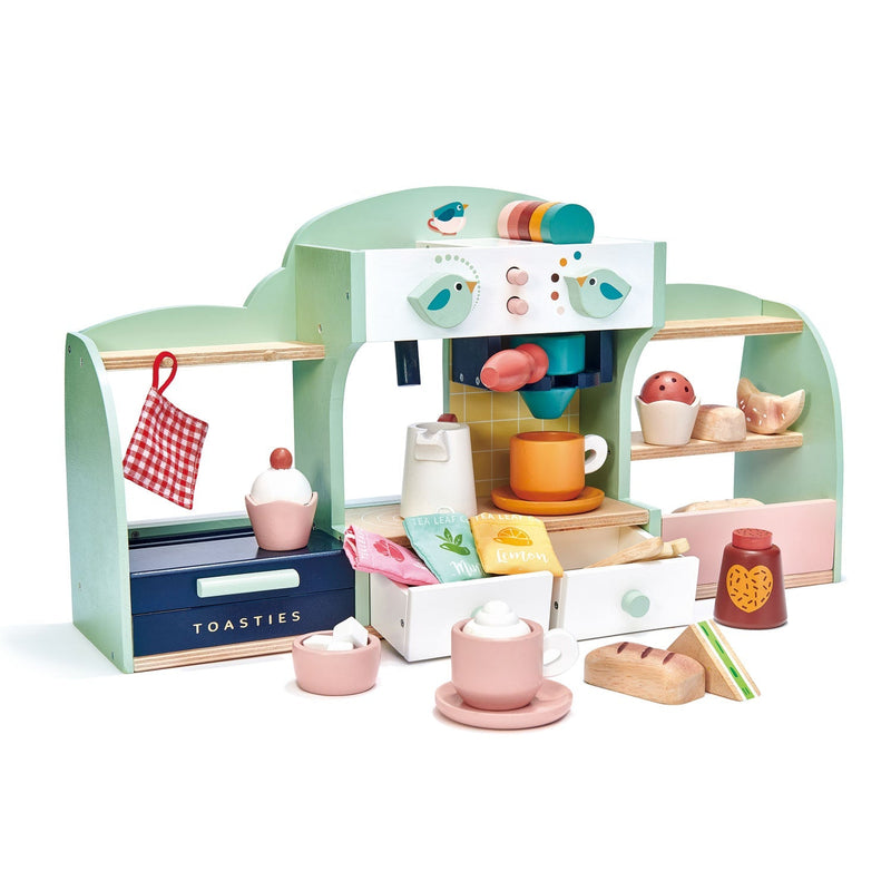 Tender Leaf deluxe bird's nest café set with 40 accessories