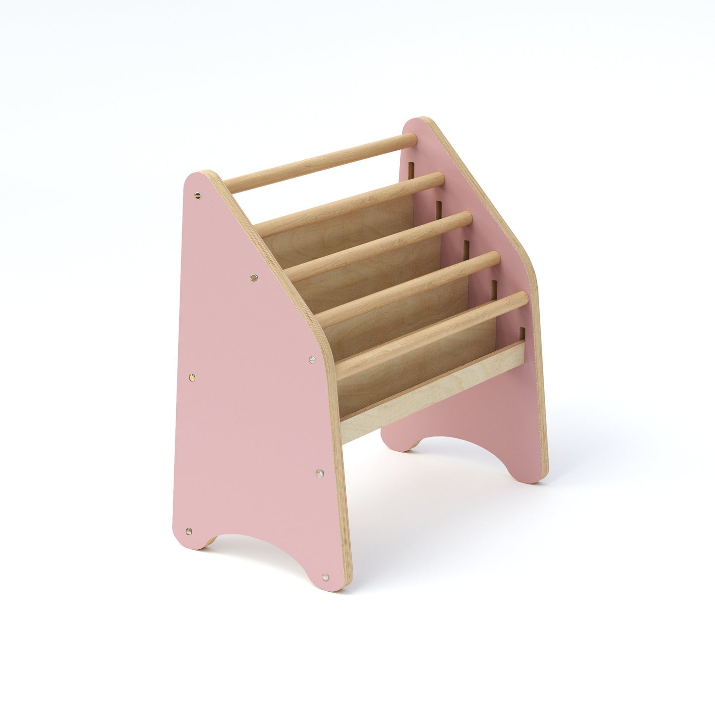 Wooden Montessori Bookshelf