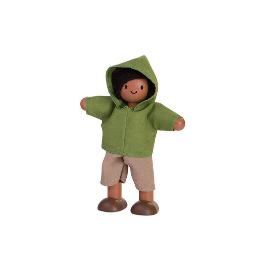 Boy Dollhouse Figure - Medium Skin Tone - The Nurturing Nook