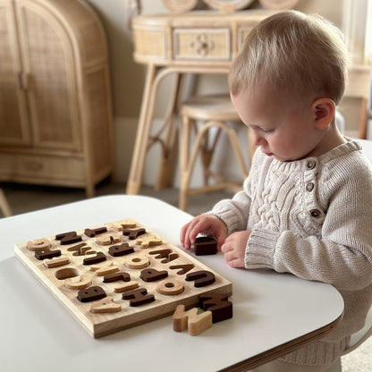 Capital Letter Puzzle - Neutral - The Nurturing Nook