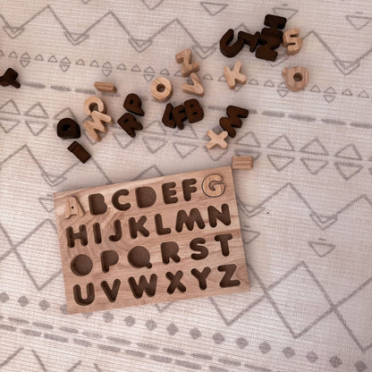 Capital Letter Puzzle - Neutral - The Nurturing Nook