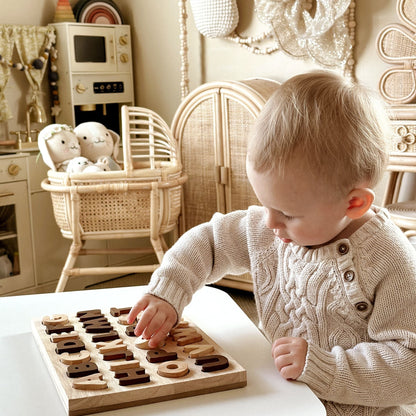 Capital Letter Puzzle - Neutral - The Nurturing Nook