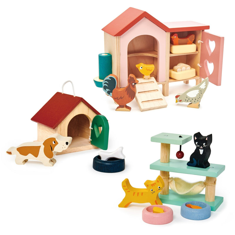 Tender Leaf care for a pet collection wooden play set