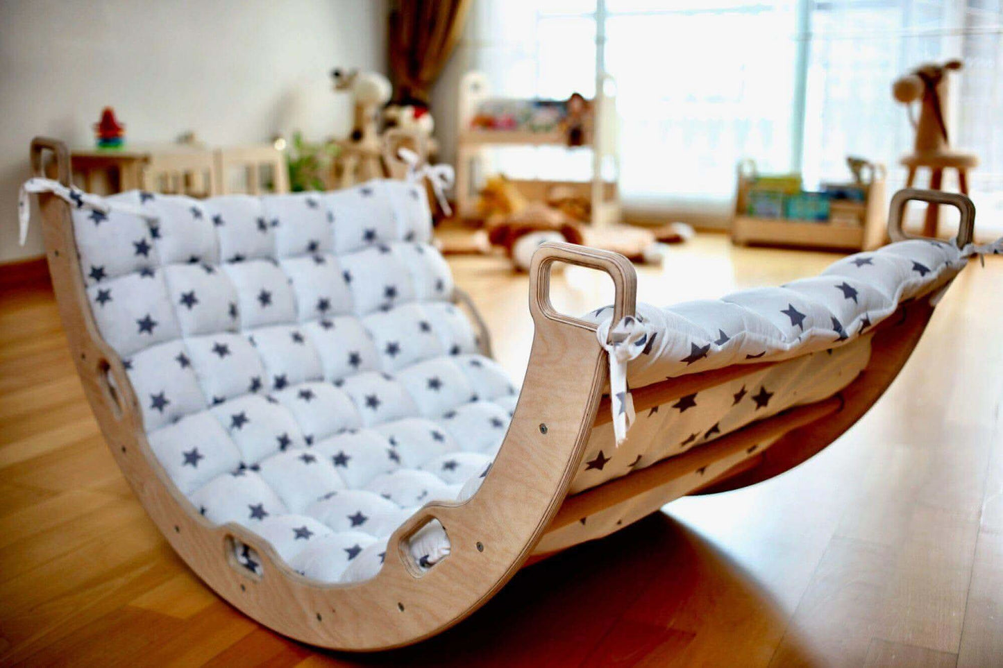 Climbing Triangle - Arch / Rocker - Star Pattern Pillow / 3 pieces set