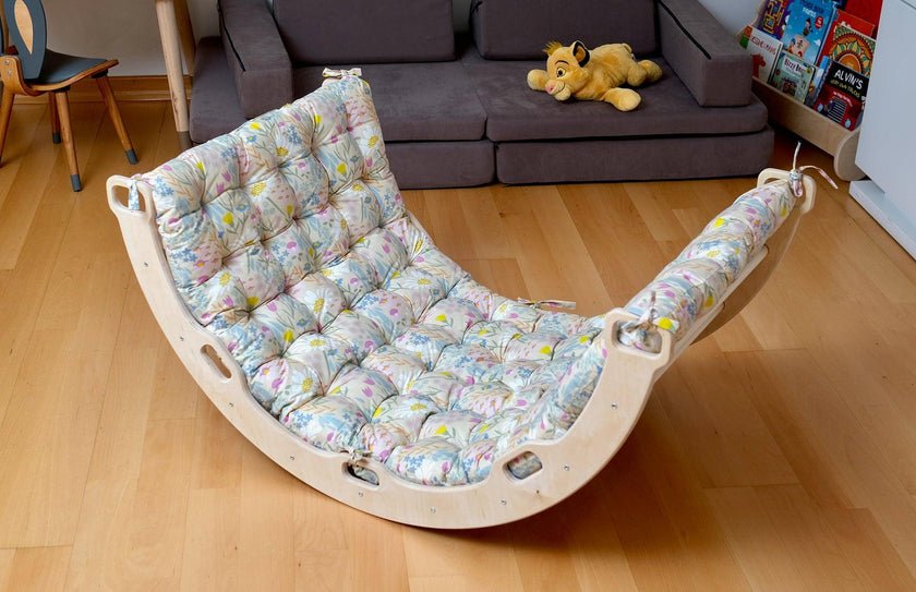 Climbing Arch & Rocker with Cushion - The Nurturing Nook